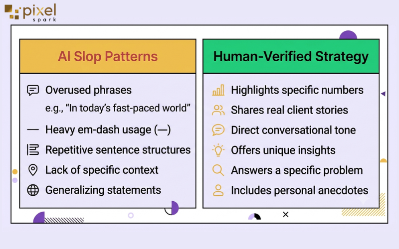 Generic AI-generated posts 